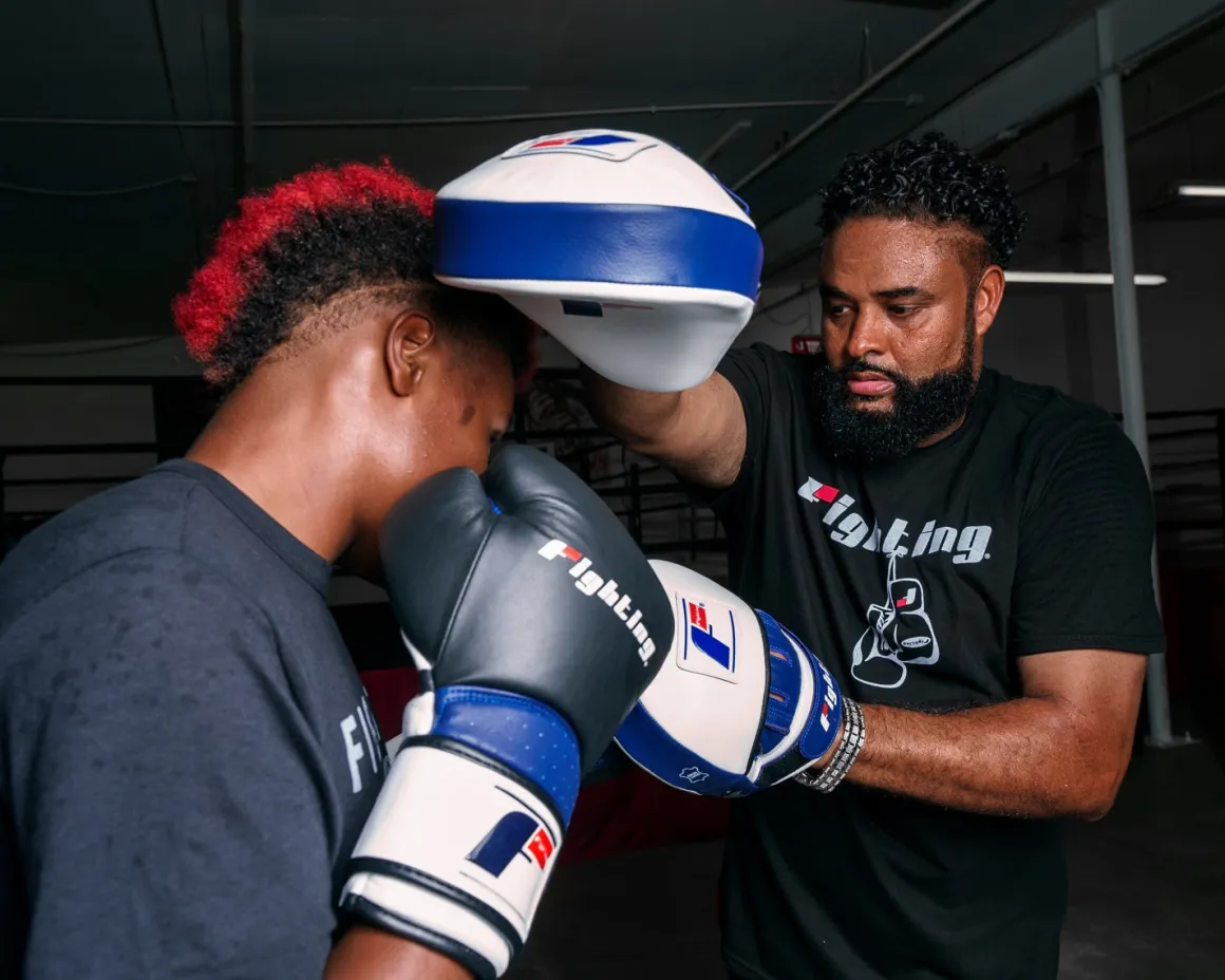 FIGHTING Force Leather Punch Mitts