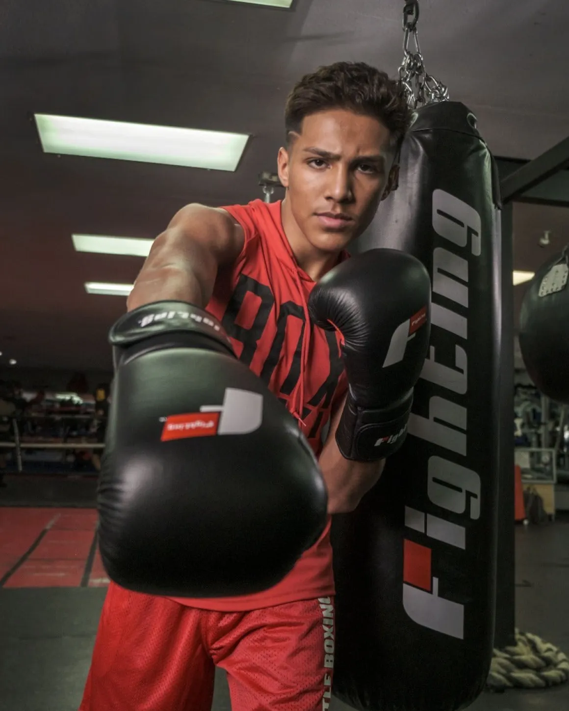 Fighting Freedom Leather Heavy Bag Gloves
