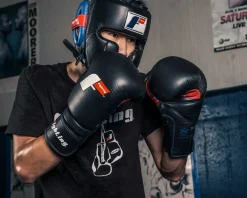 Fighting Freedom Leather Sparring Headgear