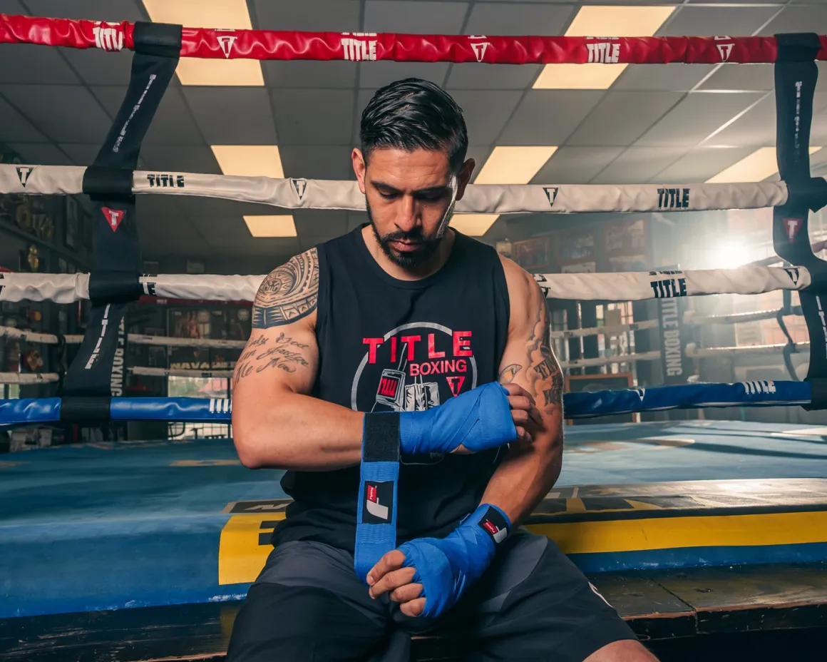 Fighting Sports Gloves and Wraps Bundle