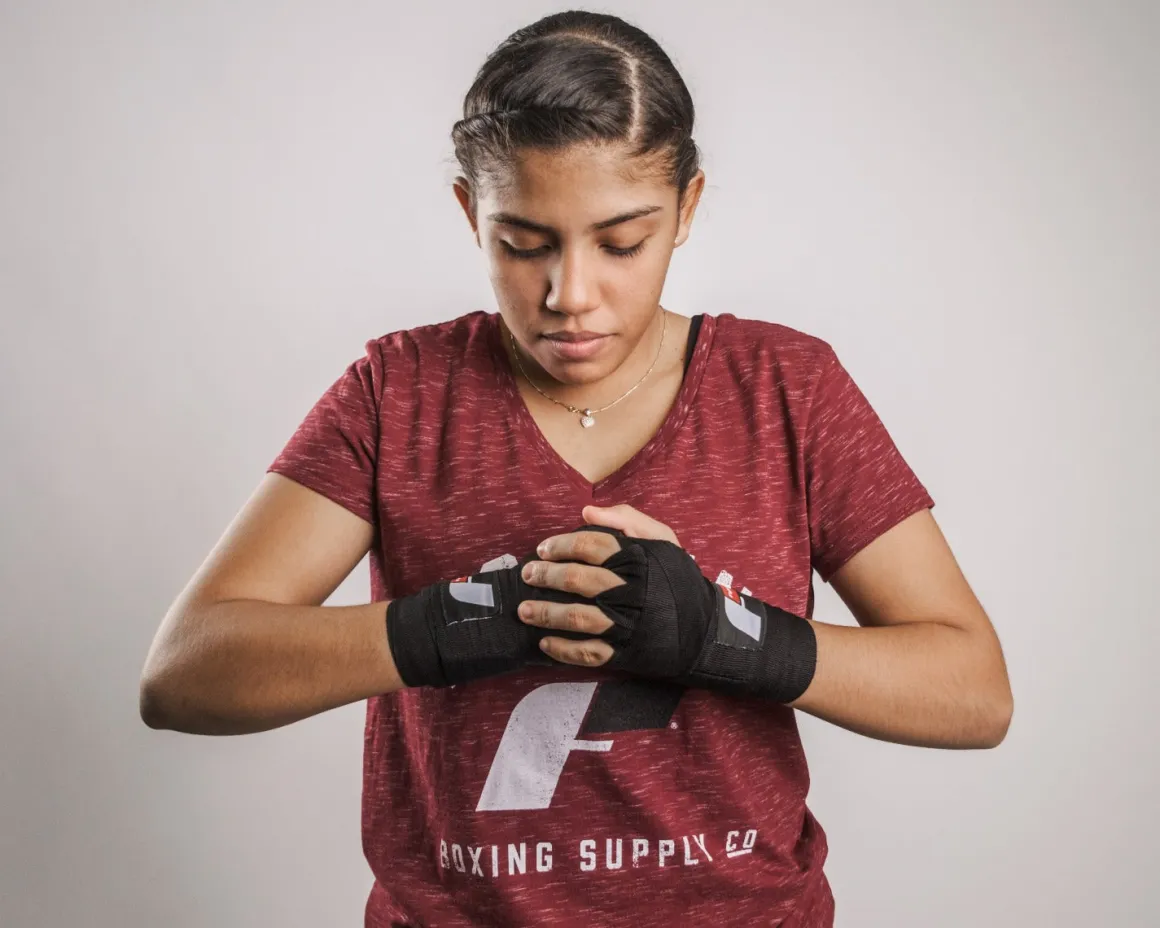 Fighting Sports Gloves and Wraps Bundle