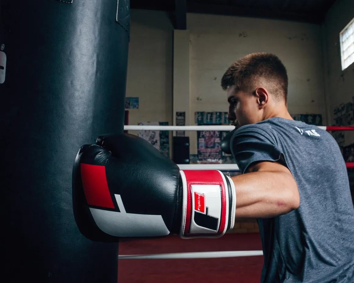 Fighting Sports Gloves and Wraps Bundle