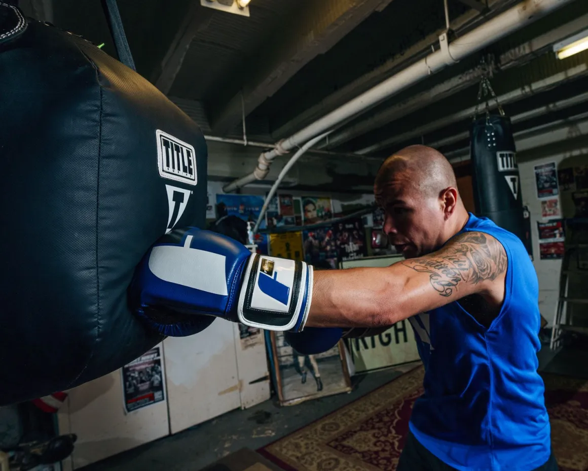 Fighting Sports Gloves and Wraps Bundle