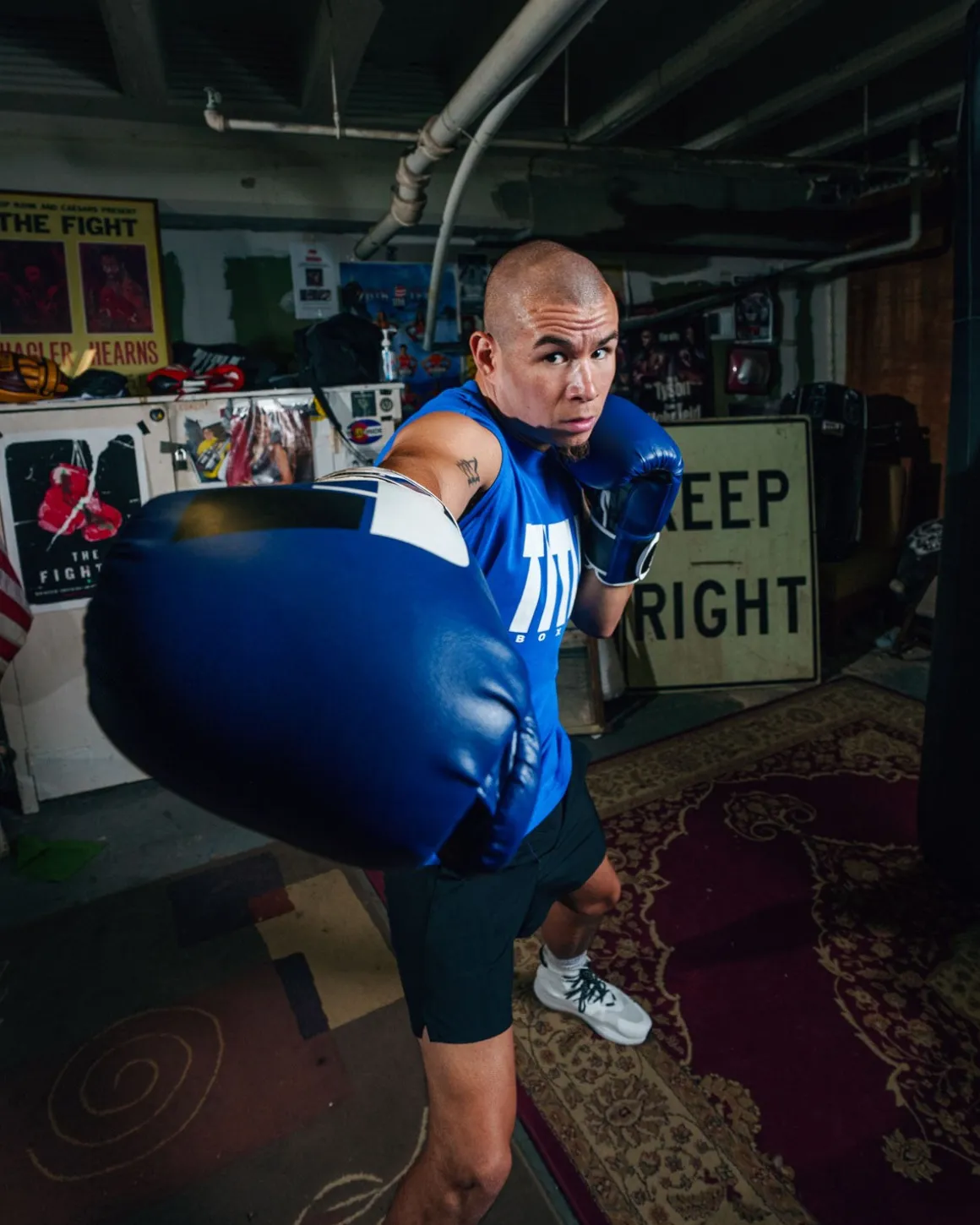 Fighting Sports Gloves and Wraps Bundle