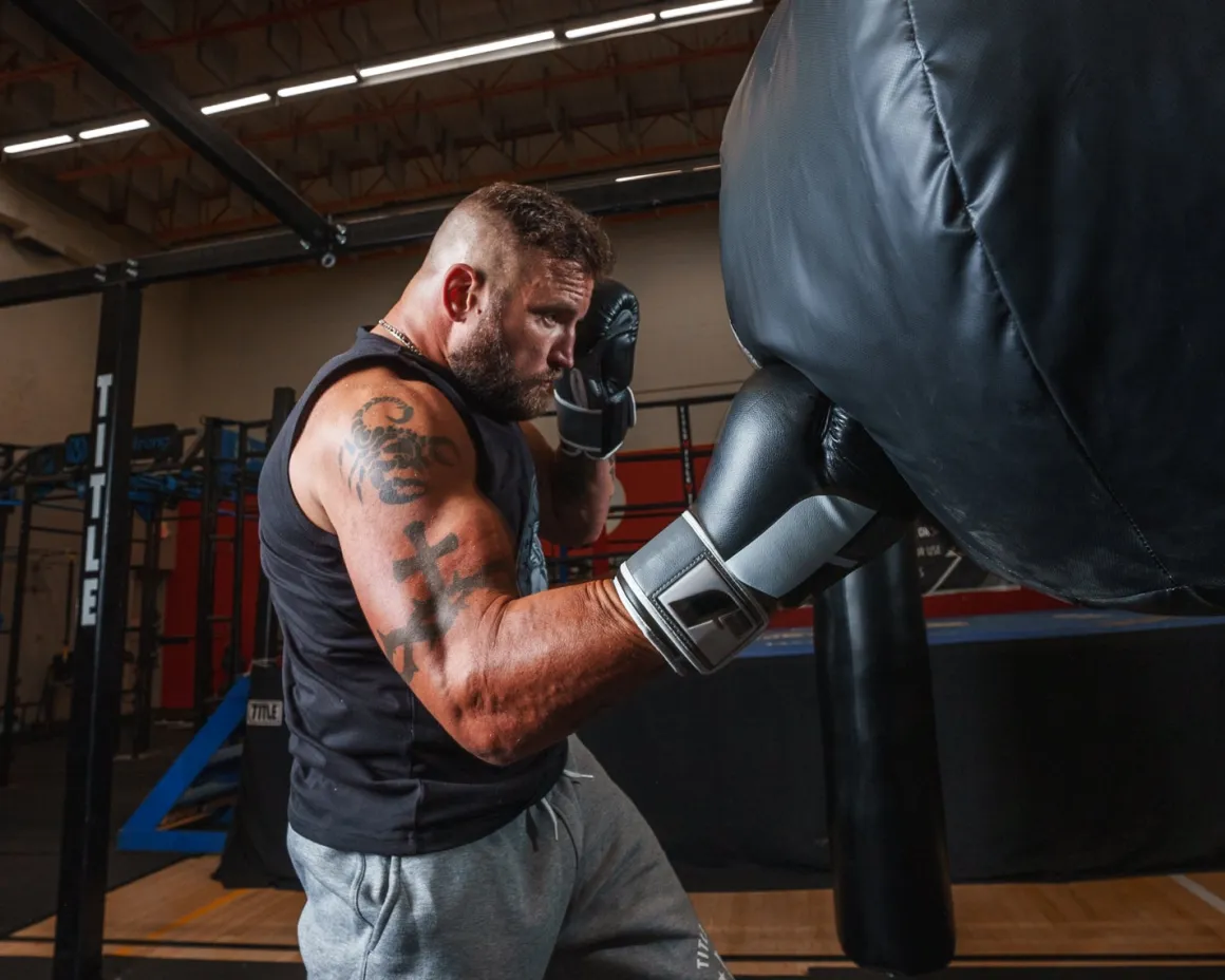 Fighting Sports Gloves and Wraps Bundle