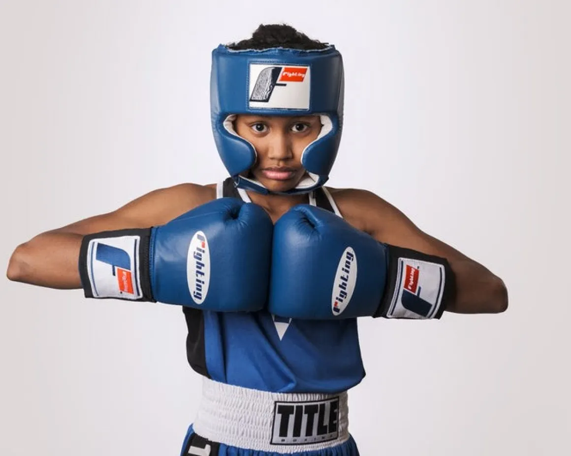 Fighting Sports USA Boxing Competition Headgear w/ Cheek