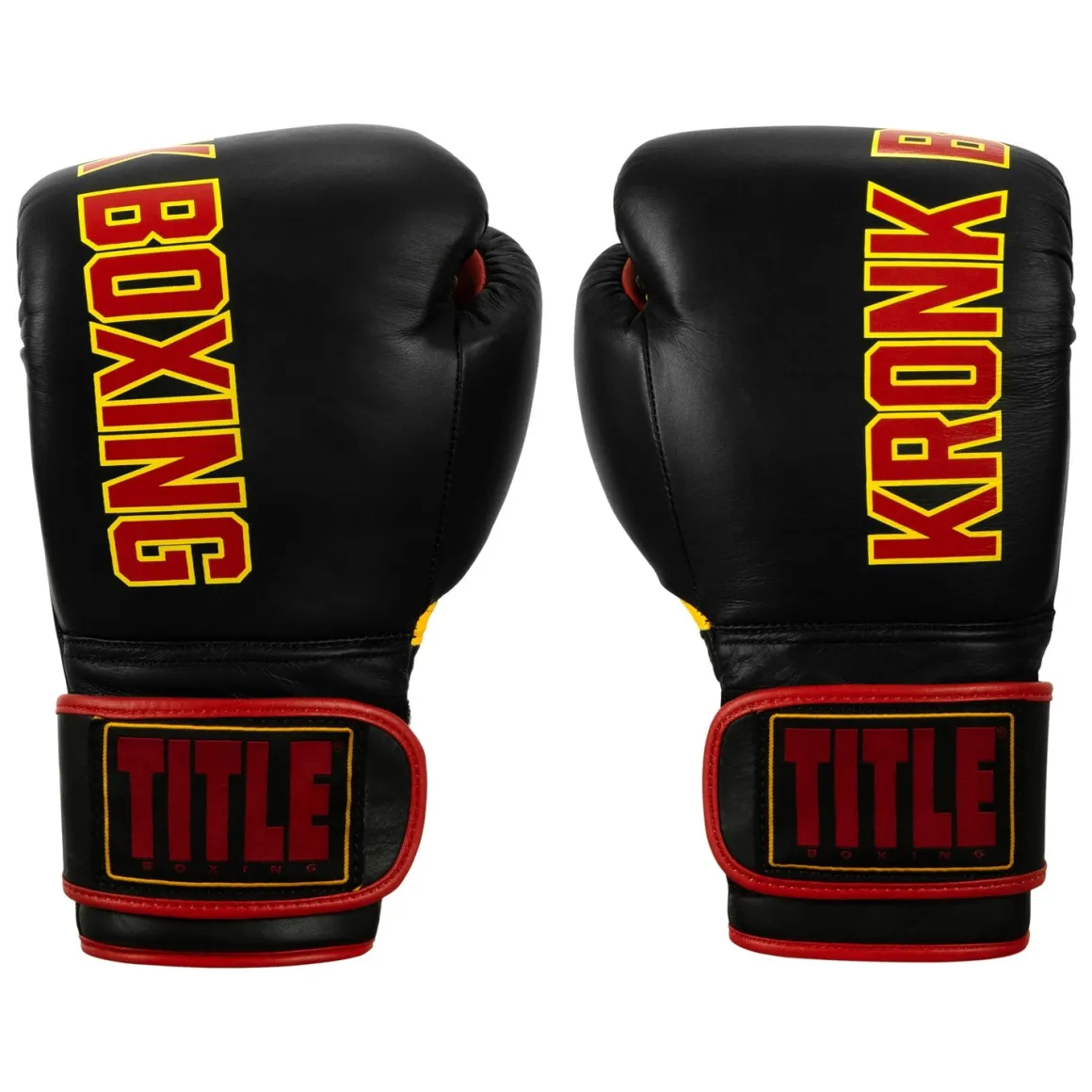 KRONK Boxing Gym Leather Bag Boxing Gloves