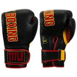 KRONK Boxing Gym Leather Bag Boxing Gloves