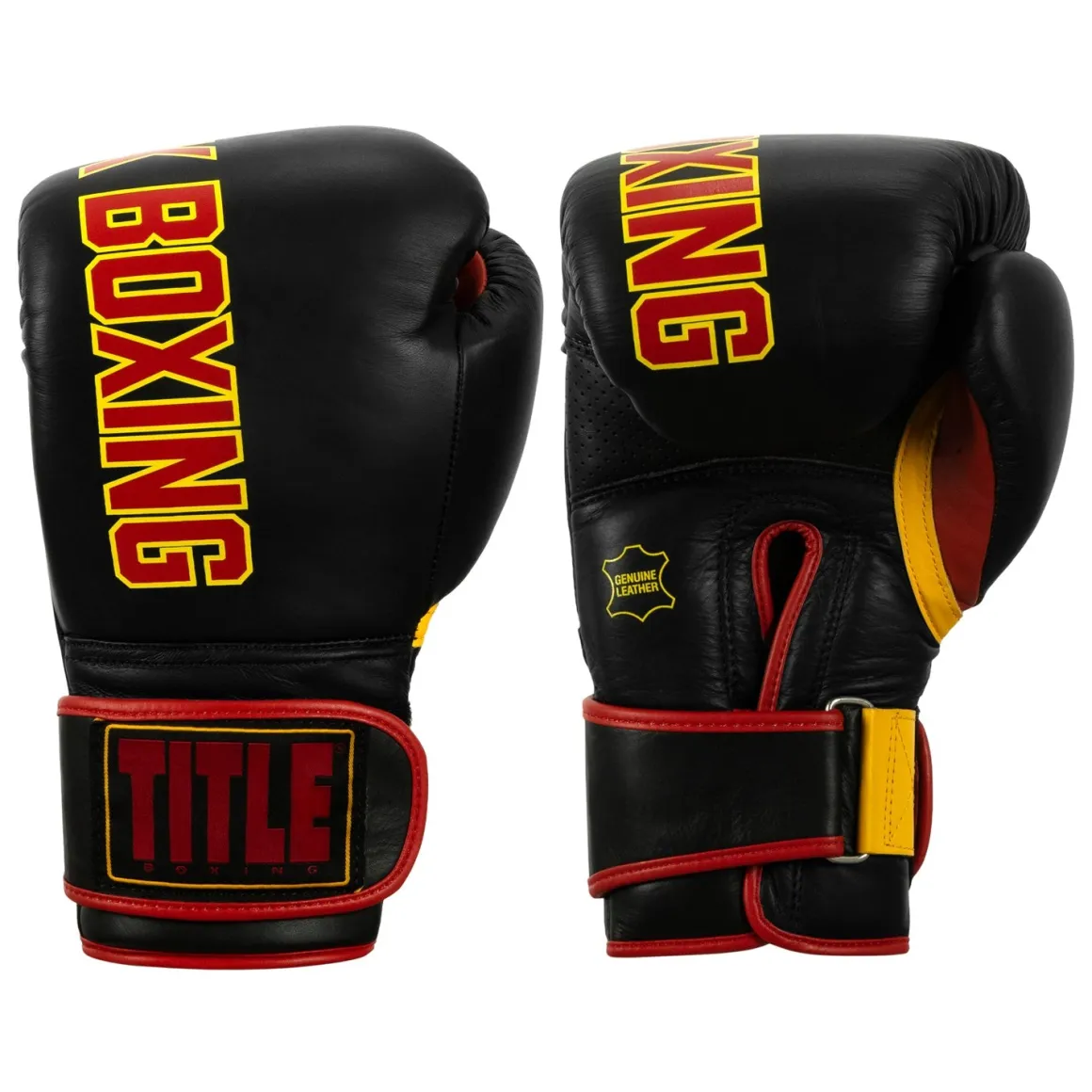 KRONK Boxing Gym Leather Bag Boxing Gloves