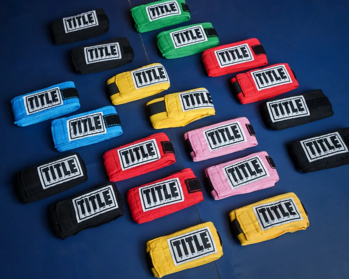 TITLE Advanced Semi-Elastic Assorted Hand Wraps (10 Pair)