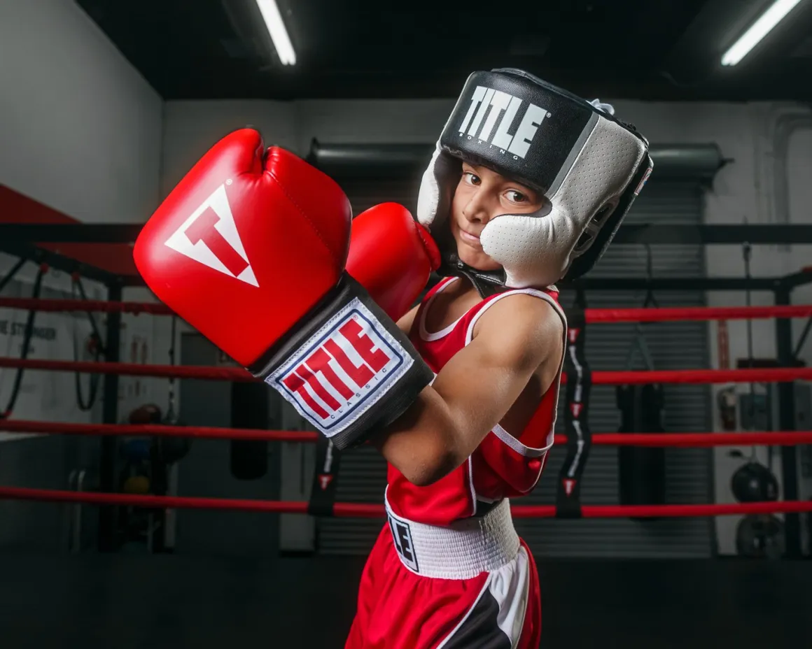 TITLE Aerovent Elite USA Boxing Competition Headgear – Open Face