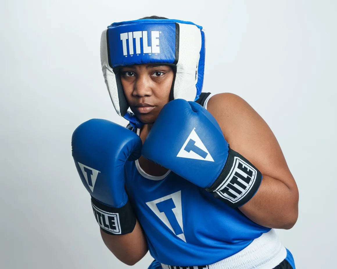 TITLE Aerovent Elite USA Boxing Competition Headgear – Open Face