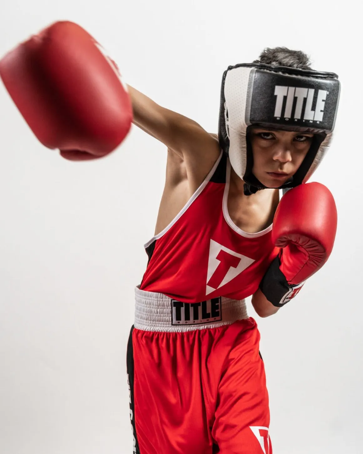 TITLE Aerovent Elite USA Boxing Competition Headgear – Open Face