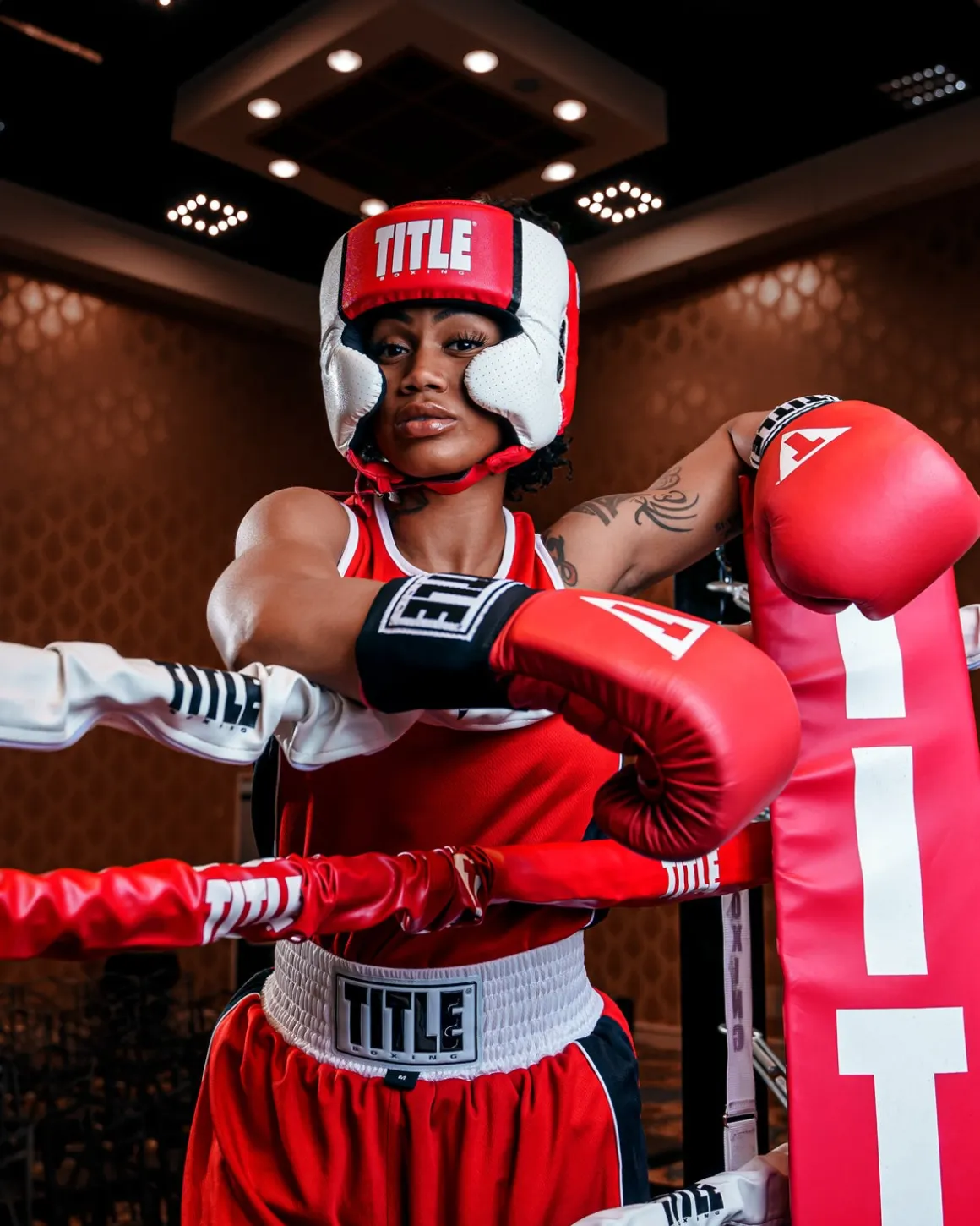 TITLE Aerovent Elite USA Boxing Competition Headgear – With Cheeks