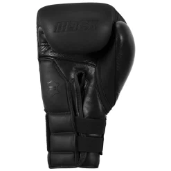 TITLE Black Bolstered Leather Bag Boxing Gloves