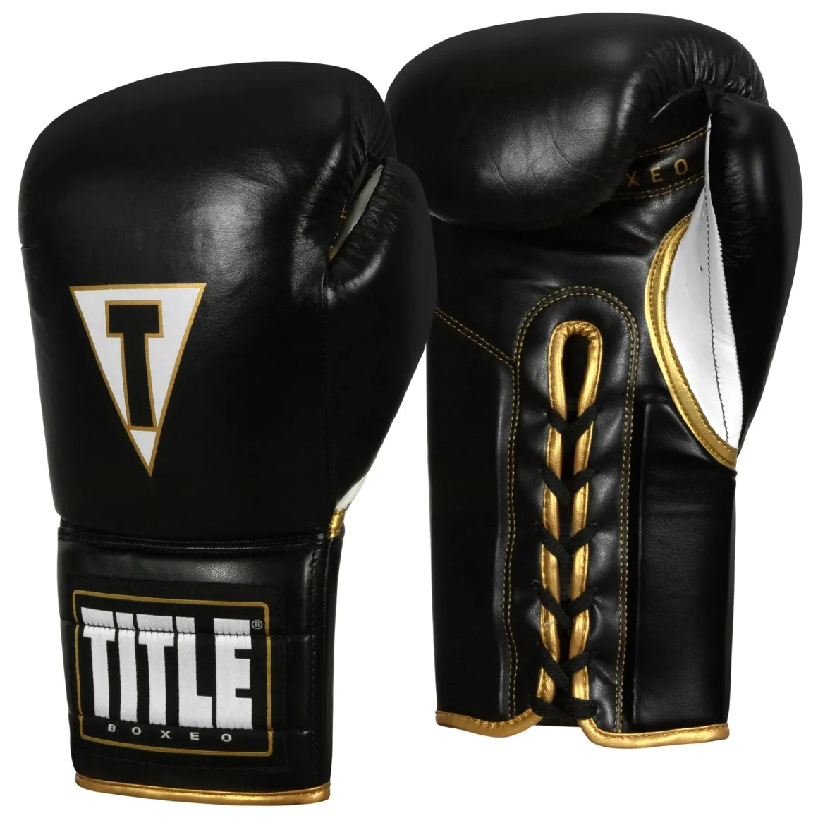 TITLE Boxeo Mexican Leather Lace Training Boxing Gloves Quatro