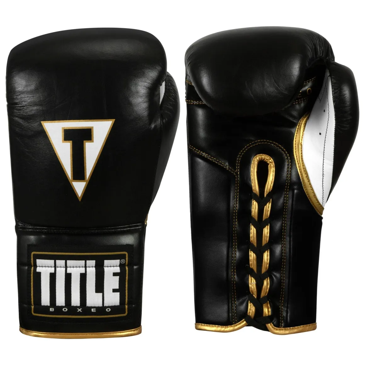 TITLE Boxeo Mexican Leather Lace Training Boxing Gloves Quatro