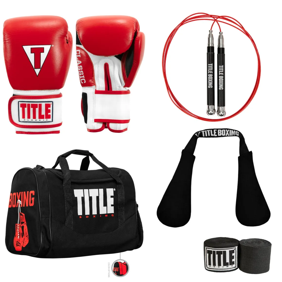 TITLE Boxing Bag Glove Workout Bundle