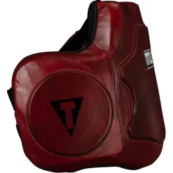 TITLE Boxing Blood Red Leather Body Protector
