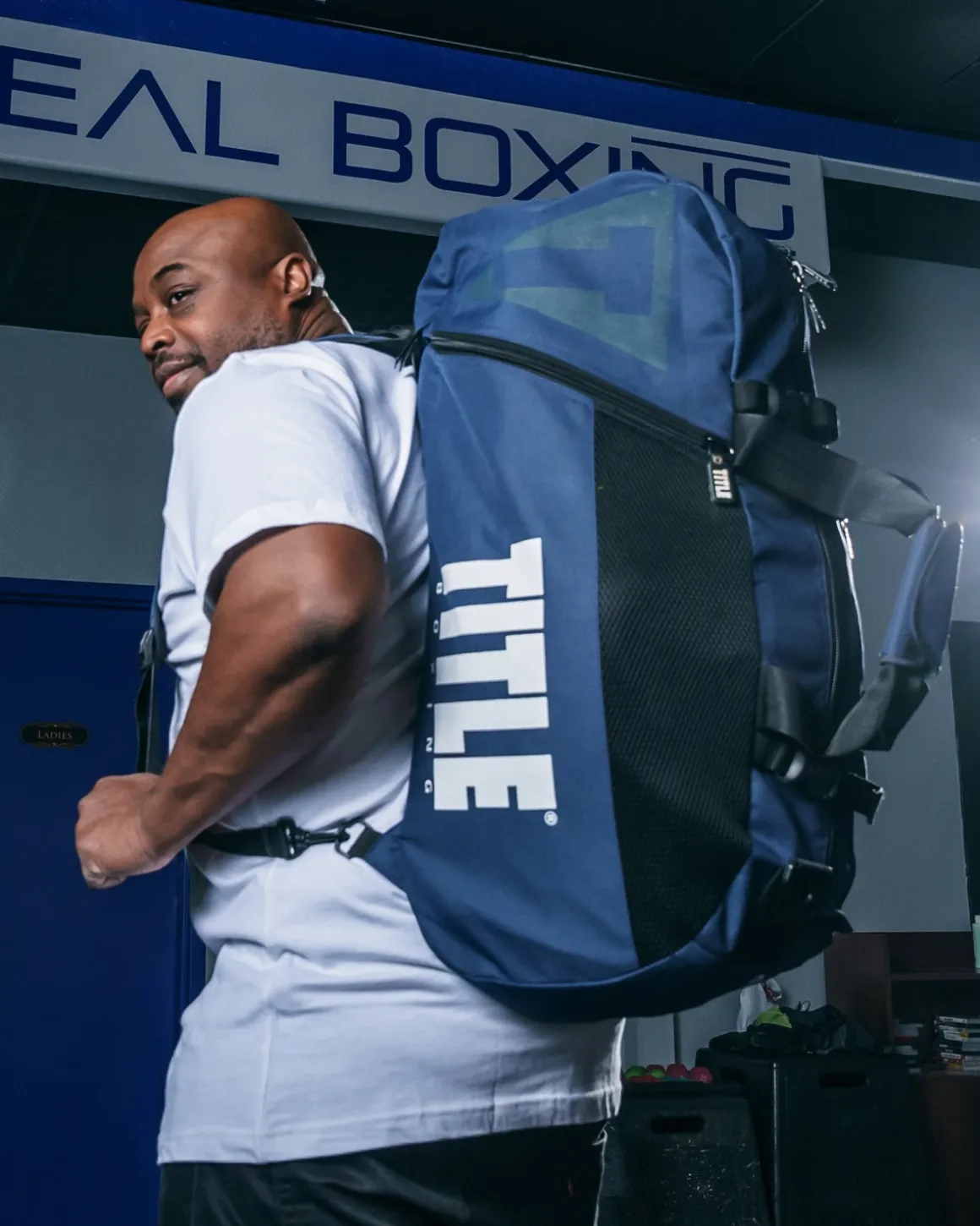 TITLE Boxing Champion Sport Bag/Backpack