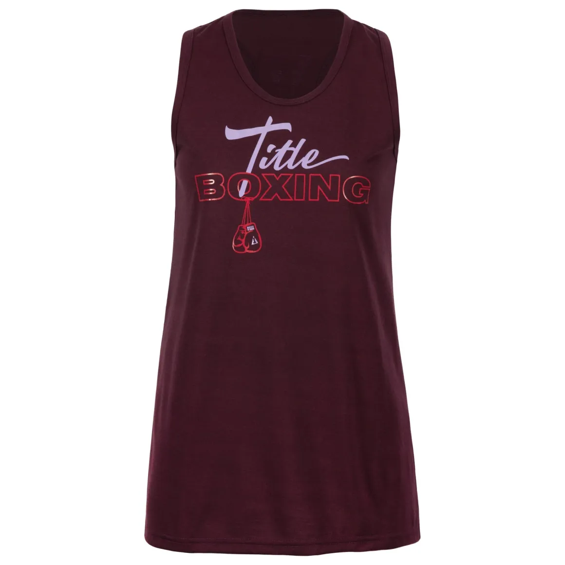 TITLE Boxing Chic Script Women's Tank