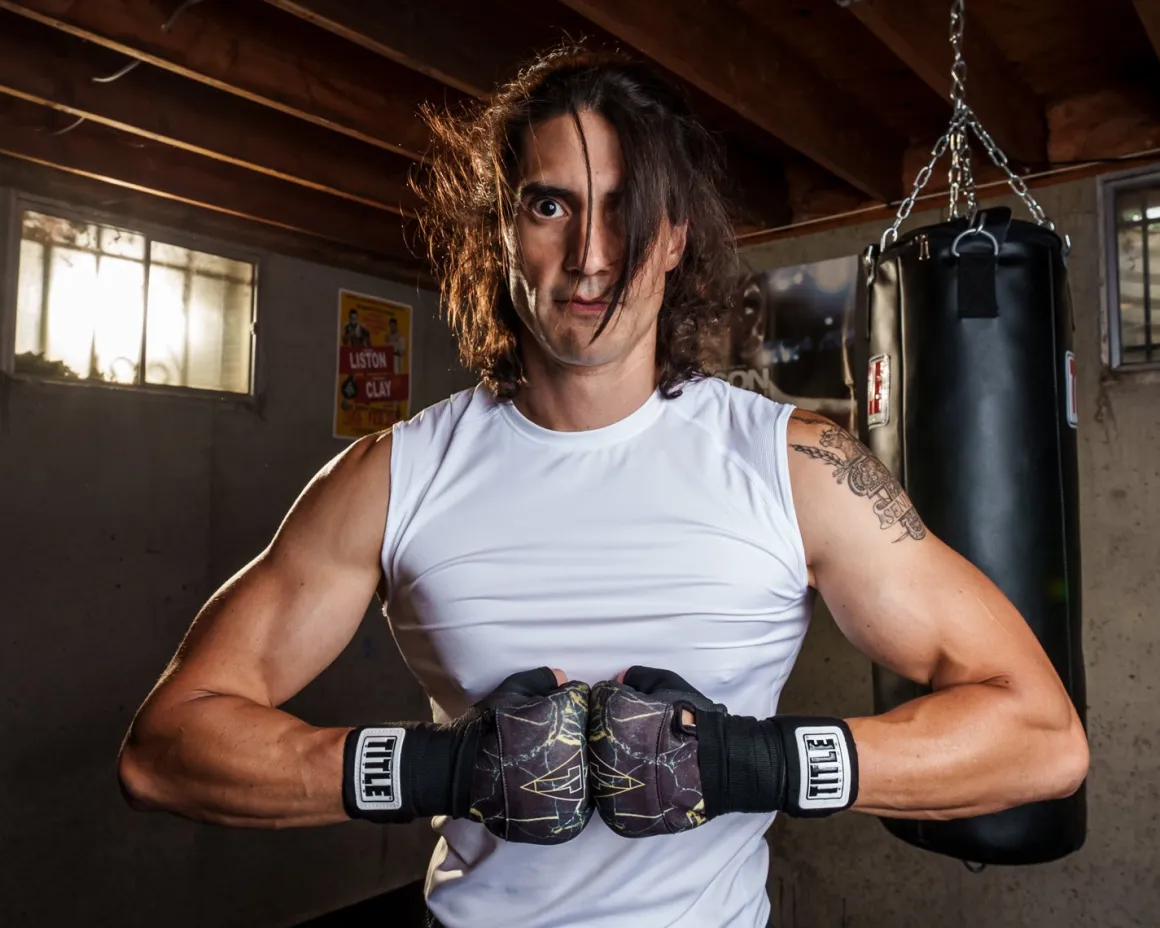 TITLE Boxing Defender Sublimated Glove Wraps