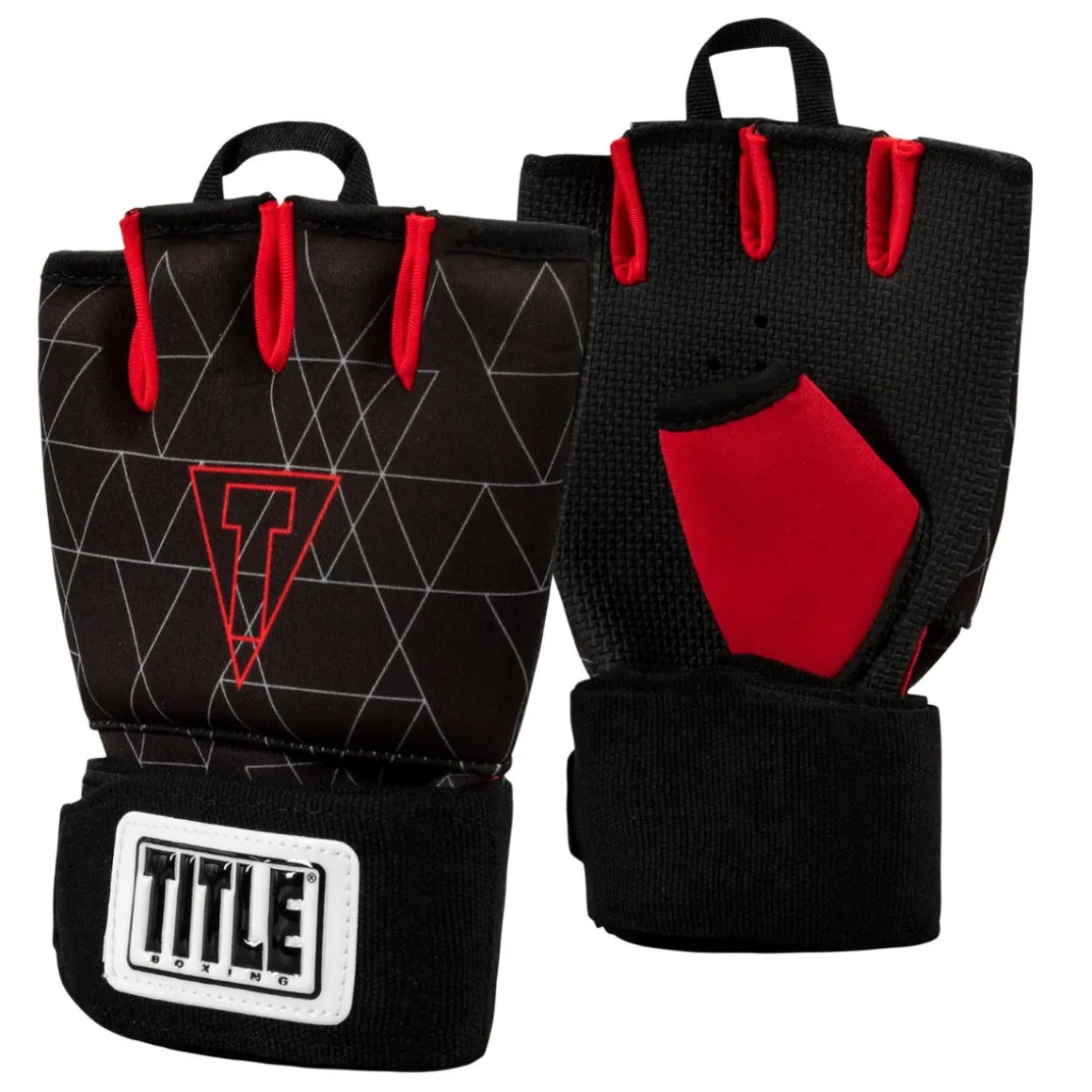 TITLE Boxing Defender Sublimated Glove Wraps
