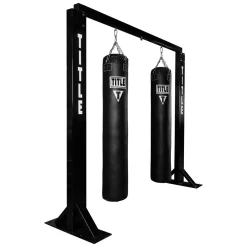 TITLE Boxing Deluxe Multi-Unit Heavy Bag Wall Stand