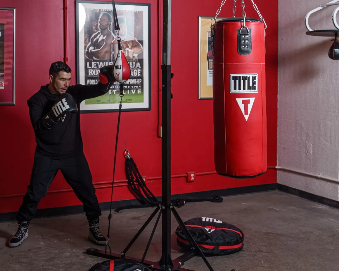 TITLE Boxing Double Trouble Heavy Bag Stand (Without Heavy Bag)