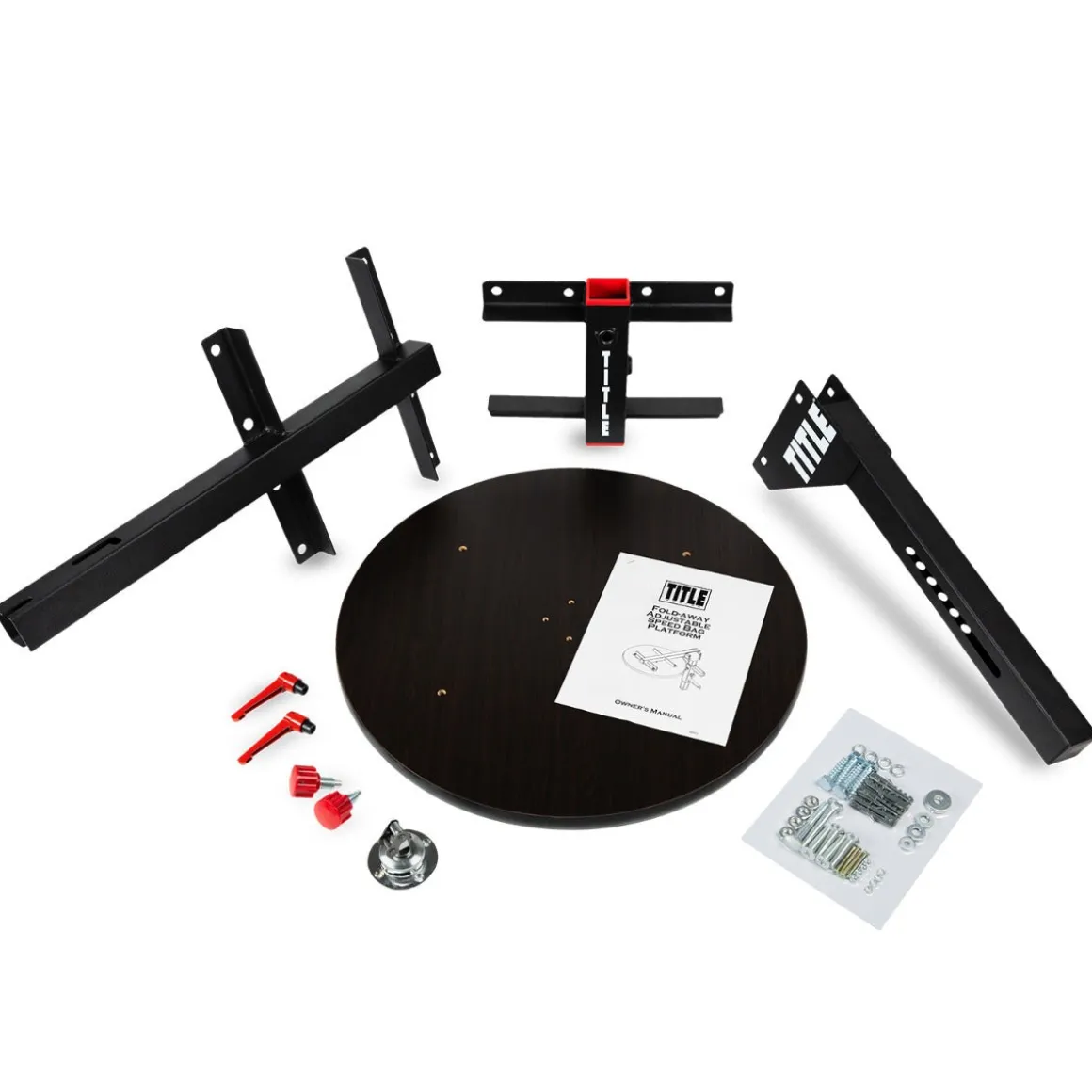 TITLE Boxing Fold-Away Adjustable Speed Bag Platform 2.0