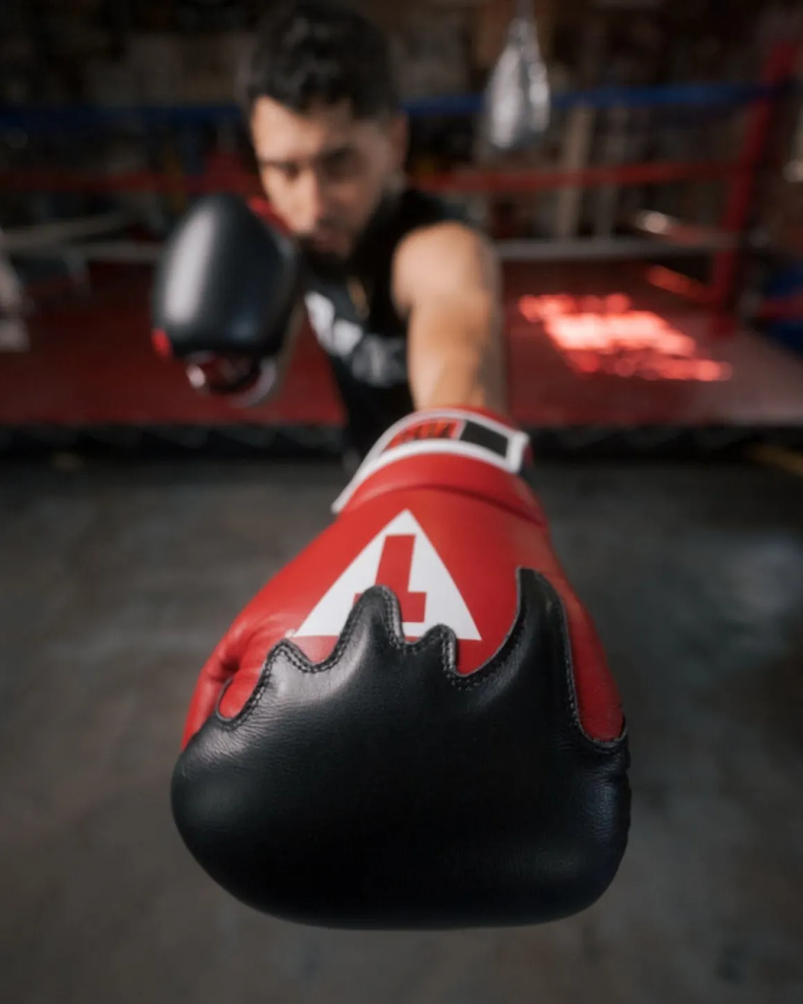 TITLE Boxing Gel Lava Leather Series Training Boxing Gloves