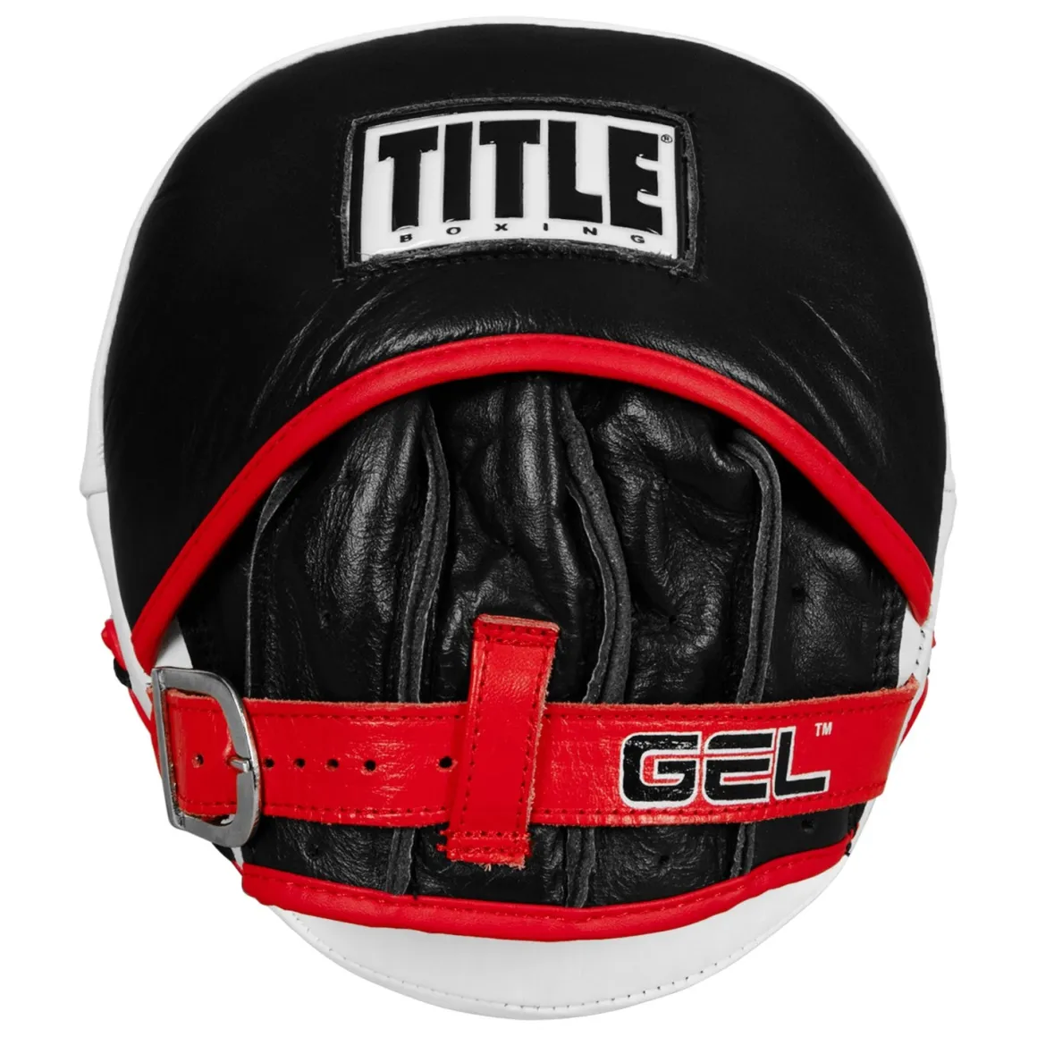 TITLE Boxing Gel Leather Punch Mitts