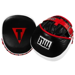 TITLE Boxing Gel Leather Punch Mitts