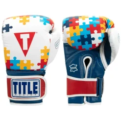 TITLE Boxing GEL World V2T Limited Edition Autism Awareness Bag Gloves