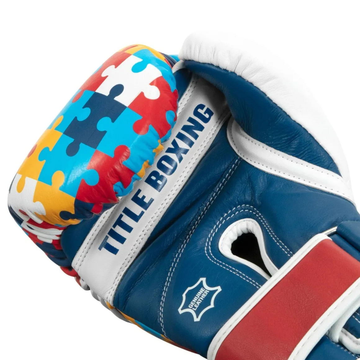 TITLE Boxing GEL World V2T Limited Edition Autism Awareness Bag Gloves