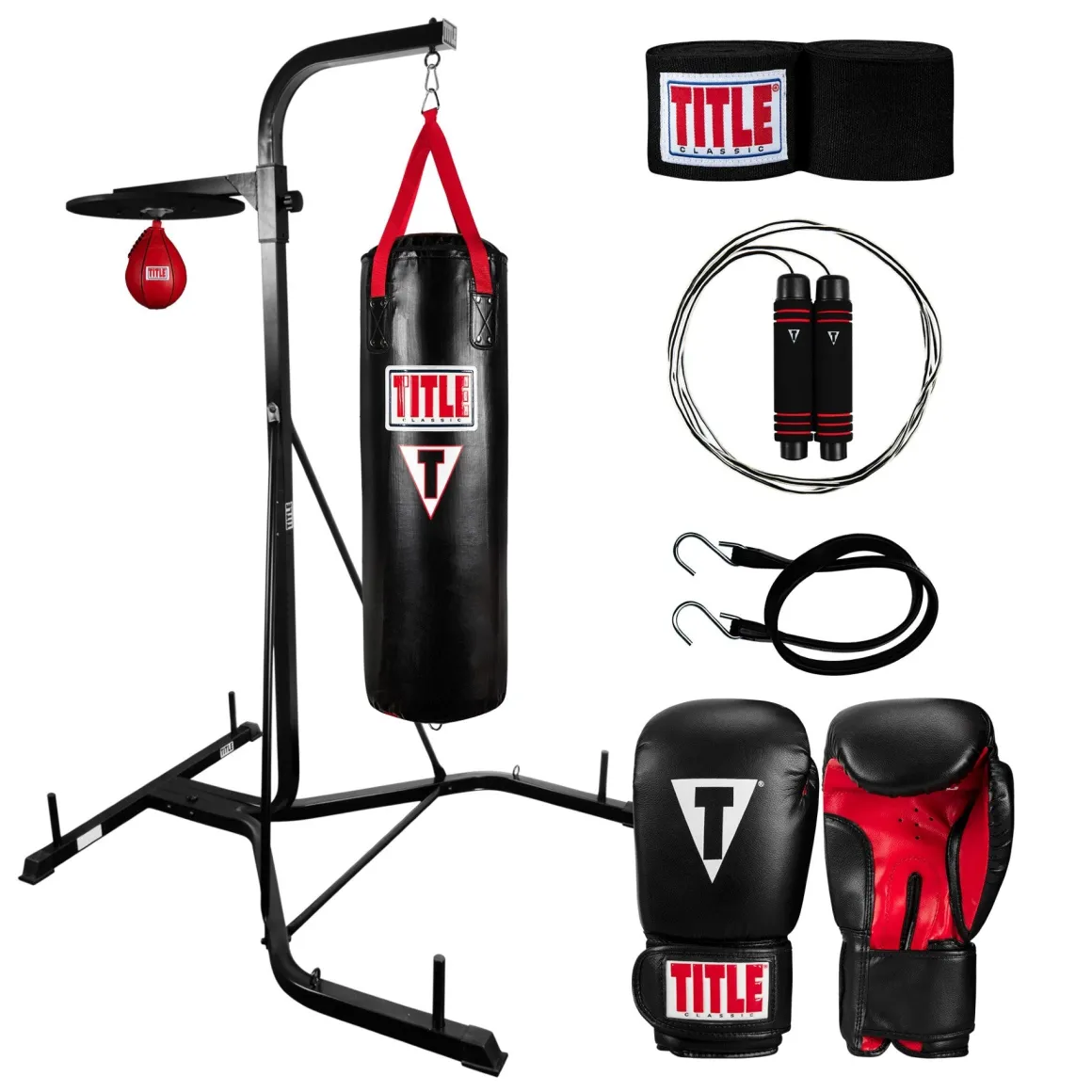 TITLE Boxing Heavy Bag & Speed Bag Training Bundle