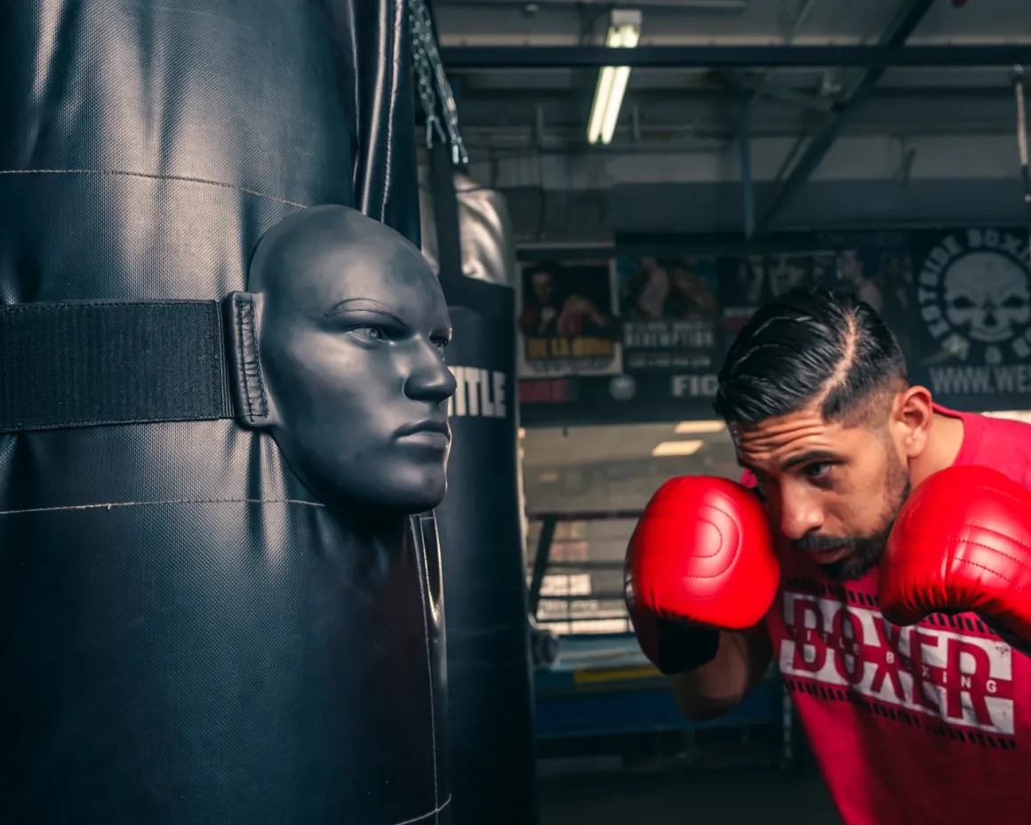 TITLE Boxing Heavy Bag Striking Mask