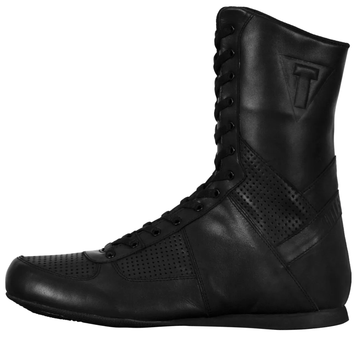 TITLE Boxing High-Top Leather Boxing Shoes