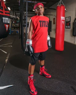 TITLE Boxing Iconic Block Muscle Tee