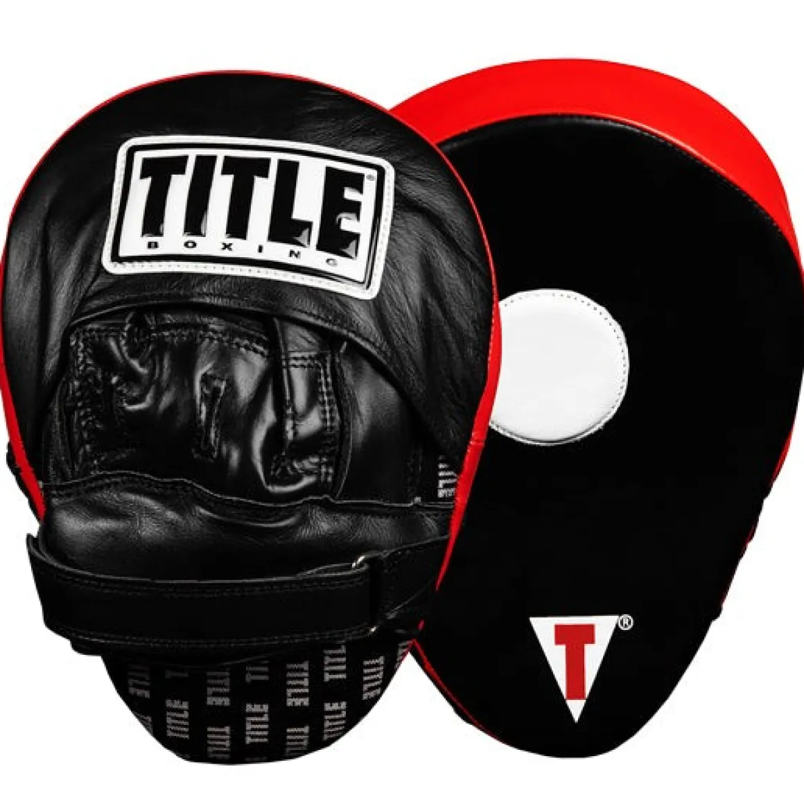 TITLE Boxing Incredi-Ball Leather Punch Mitts 2.0