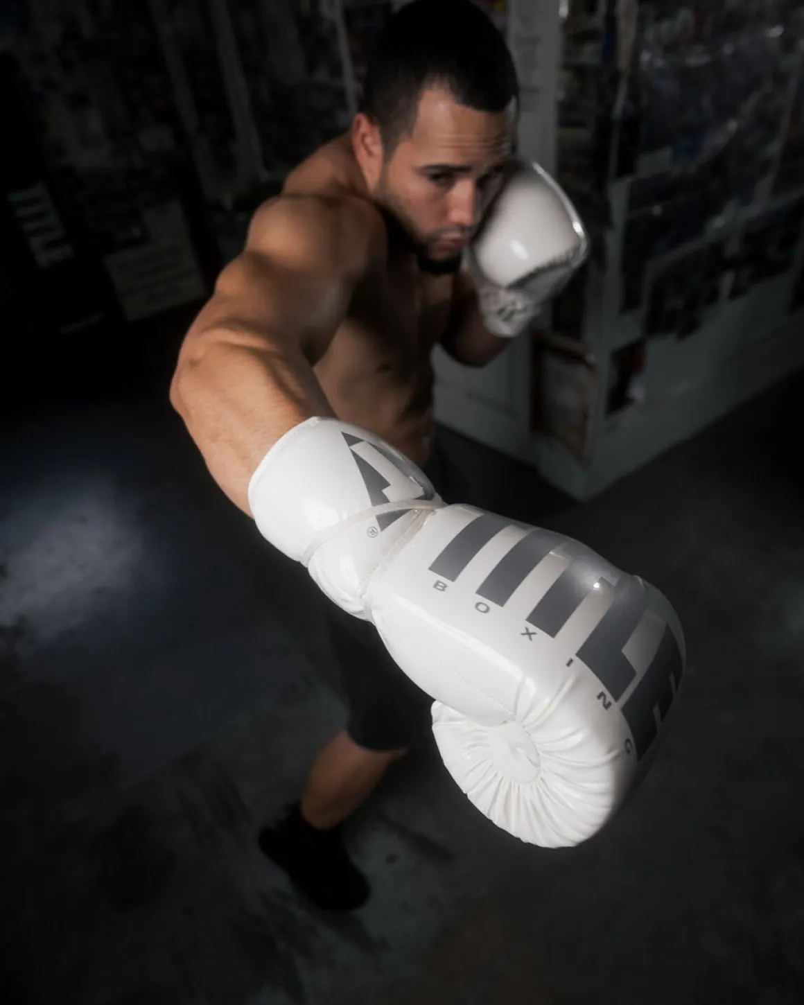 TITLE Boxing Inferno Intensity Lace Training Boxing Gloves