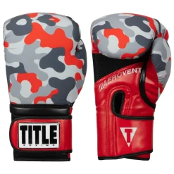 TITLE Boxing Infused Foam Camo Color Pop Bag Boxing Gloves
