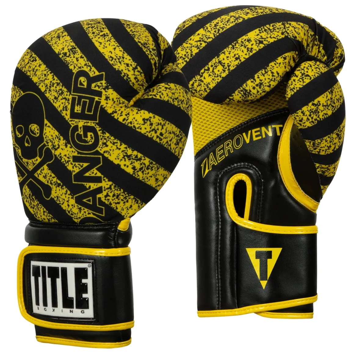 TITLE Boxing Infused Foam Danger Bag Boxing Gloves