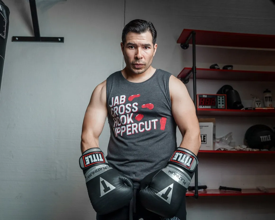 TITLE Boxing Jab Cross Muscle Tee