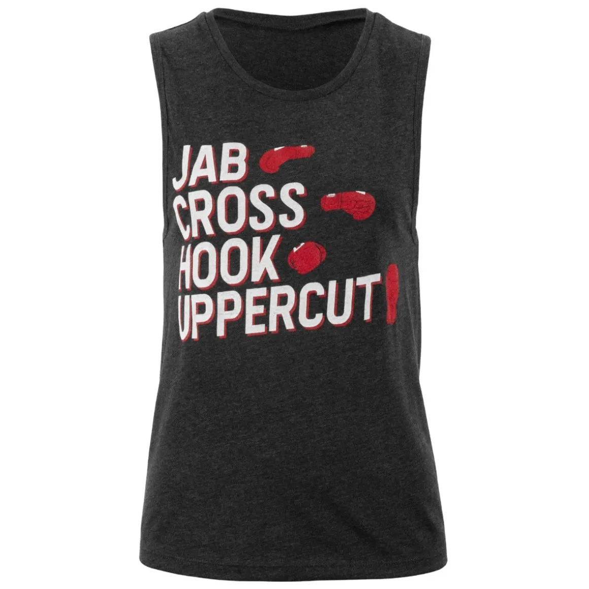TITLE Boxing Jab Cross Women's Muscle Tee