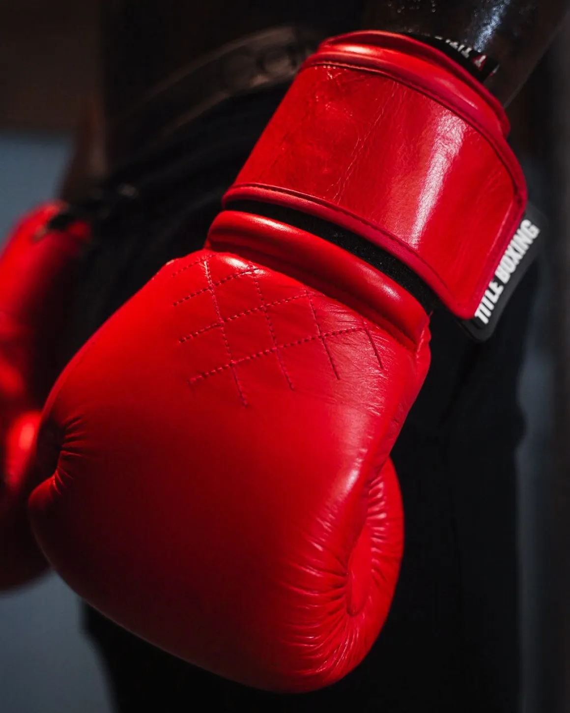 TITLE Boxing KO-Vert Bag Boxing Gloves