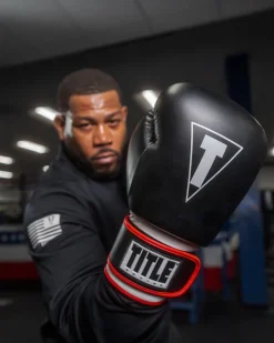 TITLE Boxing Leather Big League Bag Boxing Gloves