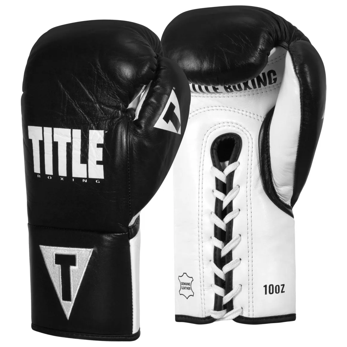 TITLE Boxing Leather Pro Fight Boxing Gloves