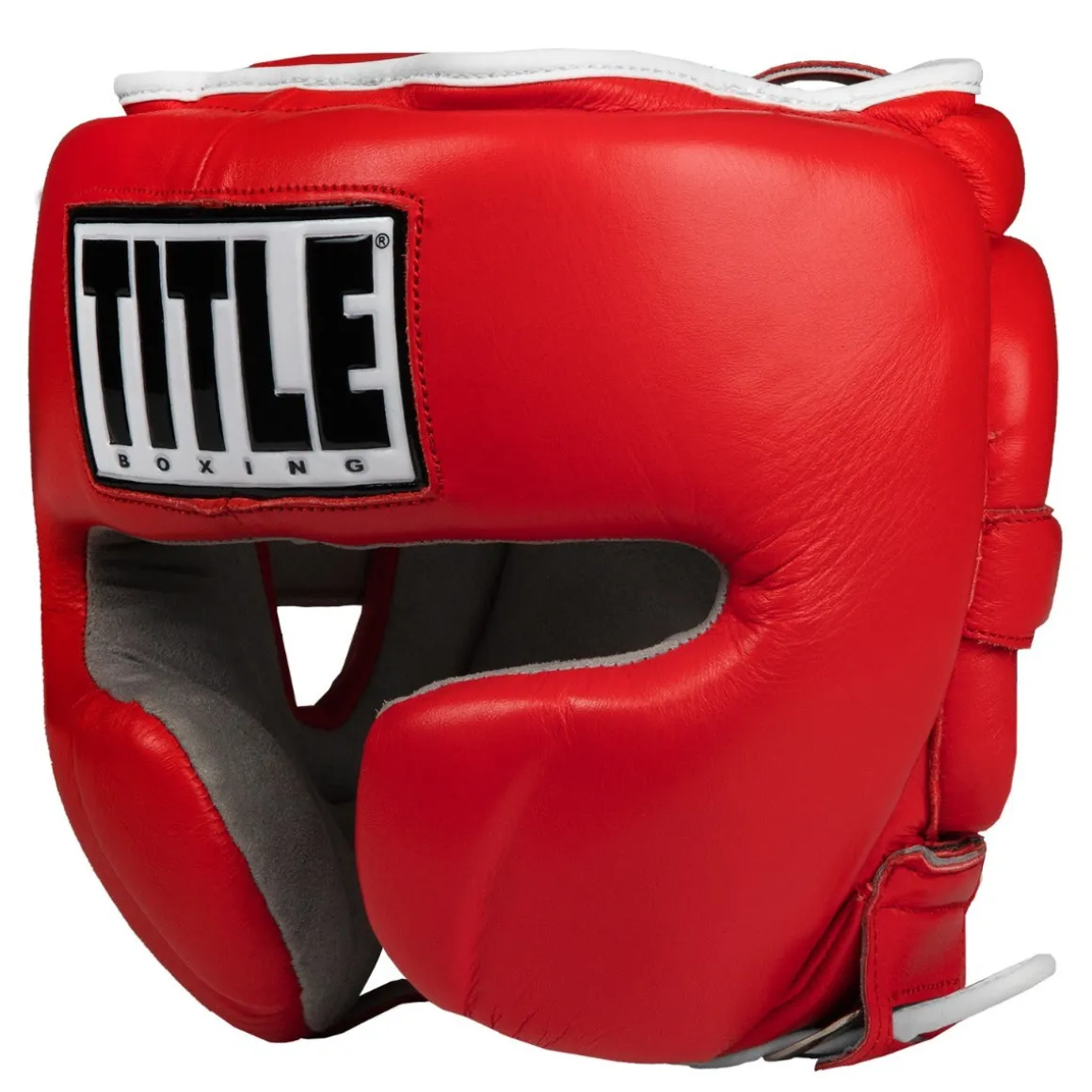 TITLE Boxing Leather Sparring Headgear