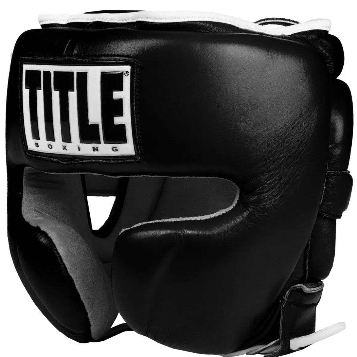 TITLE Boxing Leather Sparring Headgear